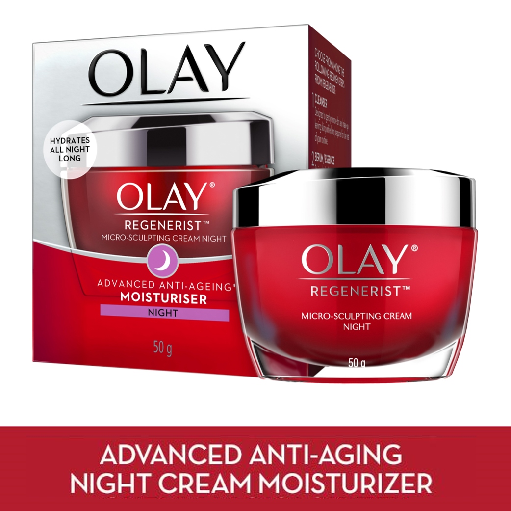 Buy Olay Regenerist Advanced AntiAgeing MicroSculpting Night Face Cream 50g Online at Chemist